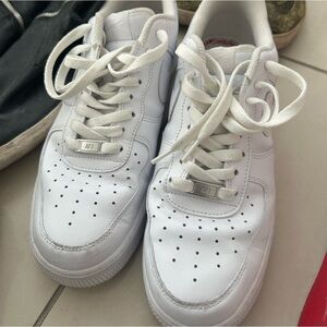 Men’s White Air Force Ones men’s size 10.5